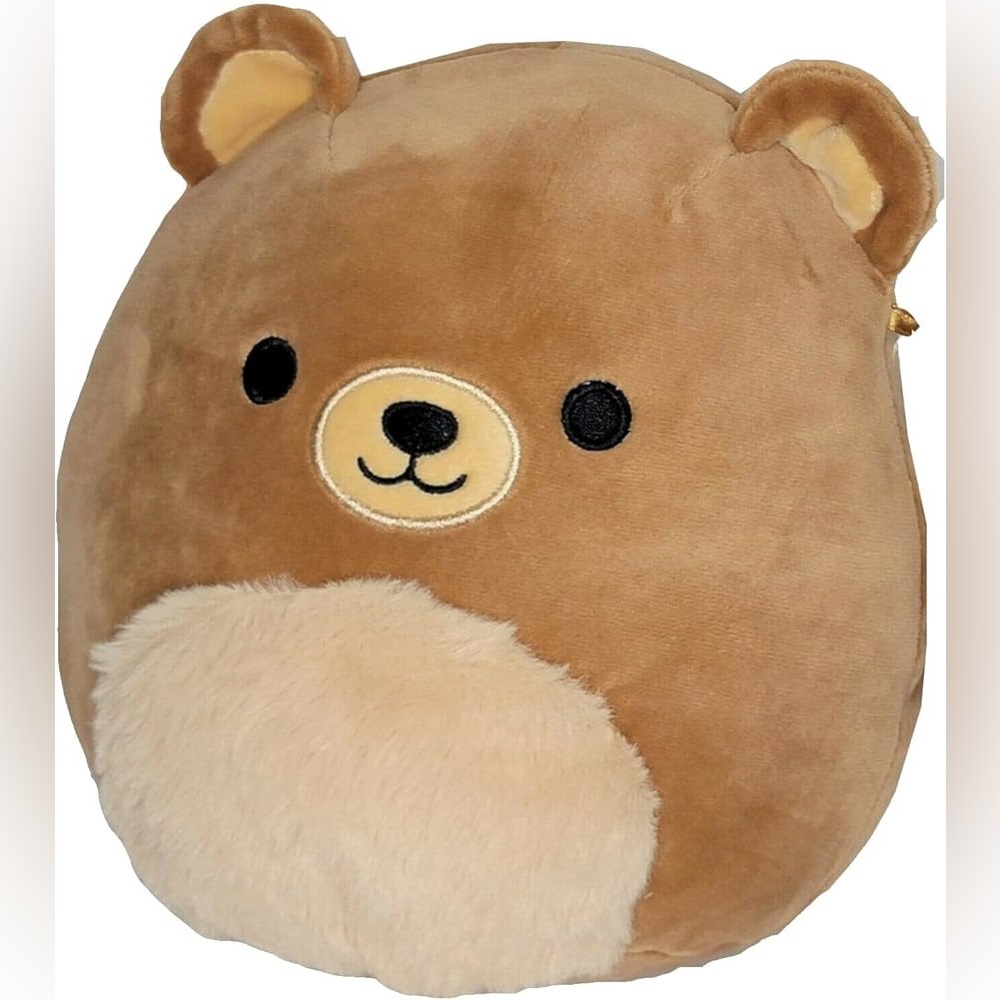 Squishmallow Zoo Squad Squishy Soft Plush Animals (Omar Bear GREAT CONDITION!!